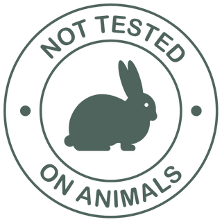 not tested on animals logo with bunny in the centre